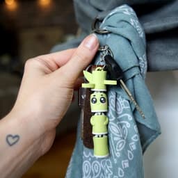 Flexi Bamboo Buddies Keychain 3d model