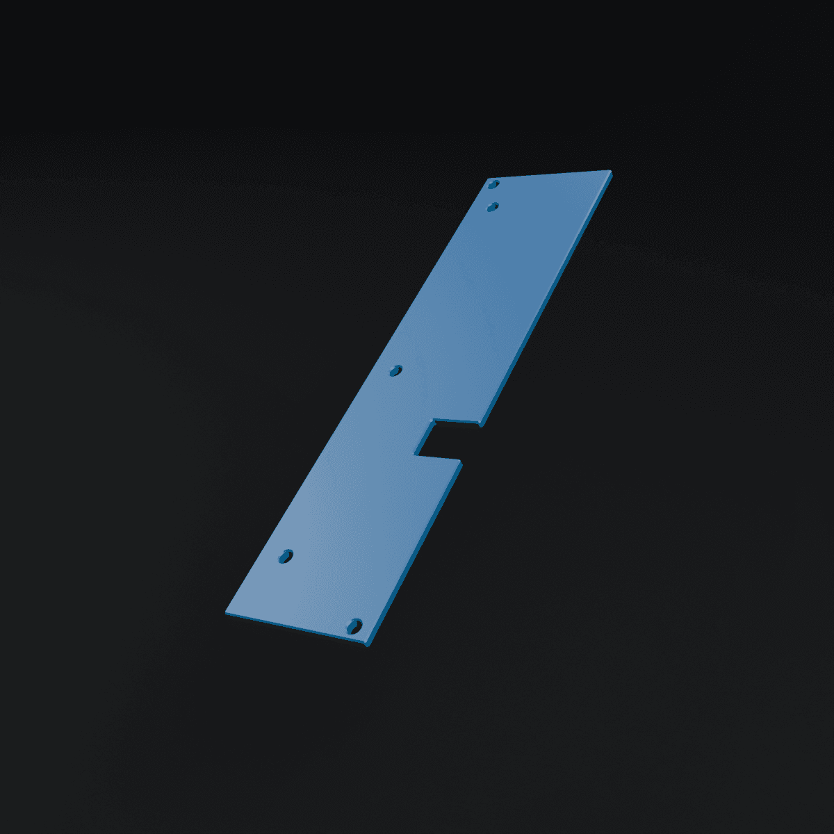 Intel RES3TV360 drilling template 3d model