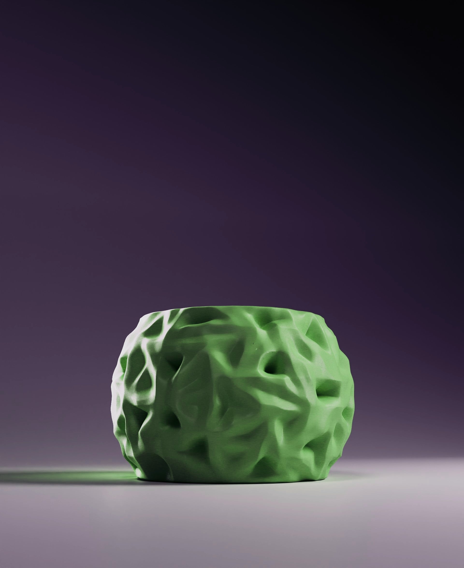 Pryramids Spin subtract Planter 3d model