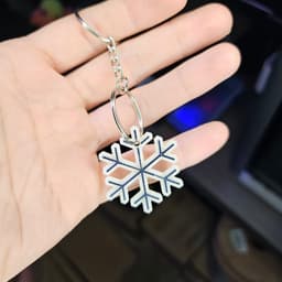 SnowFlake_KeyChain_PrintStart3D.stl 3d model