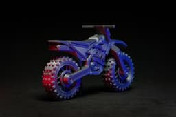 Dirt Bike - Print in place 3d model