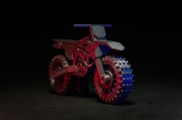 Dirt Bike - Print in place 3d model