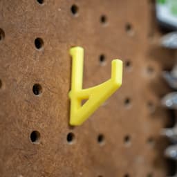 EZPZ Pegboard Hook // 20mm Reinforced Hook 3d model