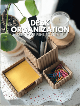 The Desk Set - Pen Holder 3d model