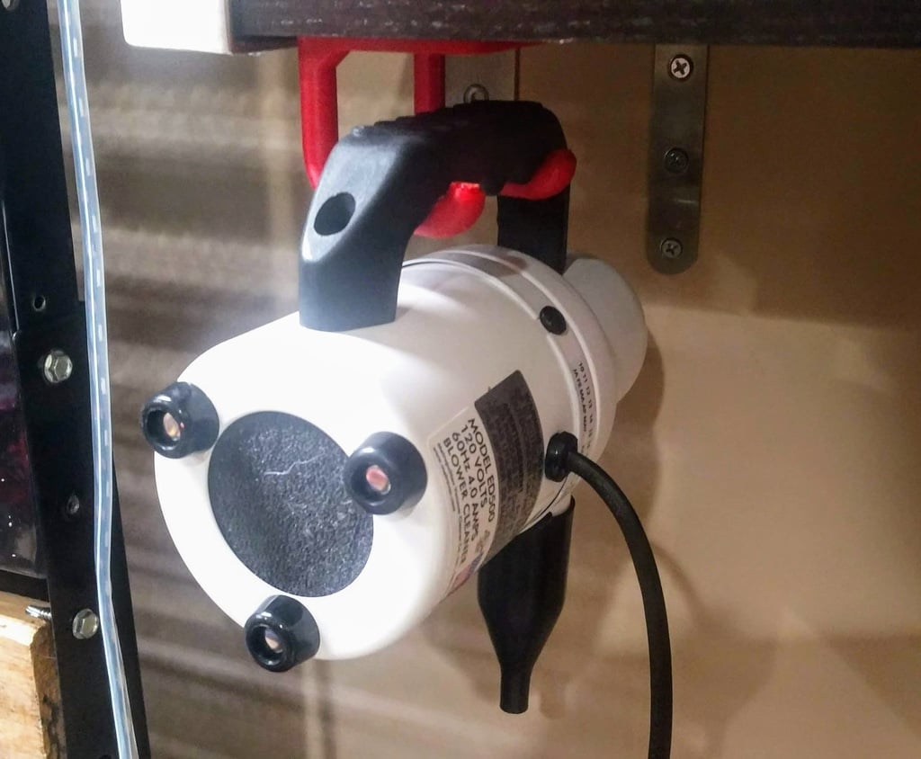 DataVac Under Shelf Hook / Holster 3d model