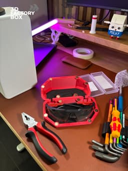 Protection Glasses Case - Inspired by Milwaukee 3d model