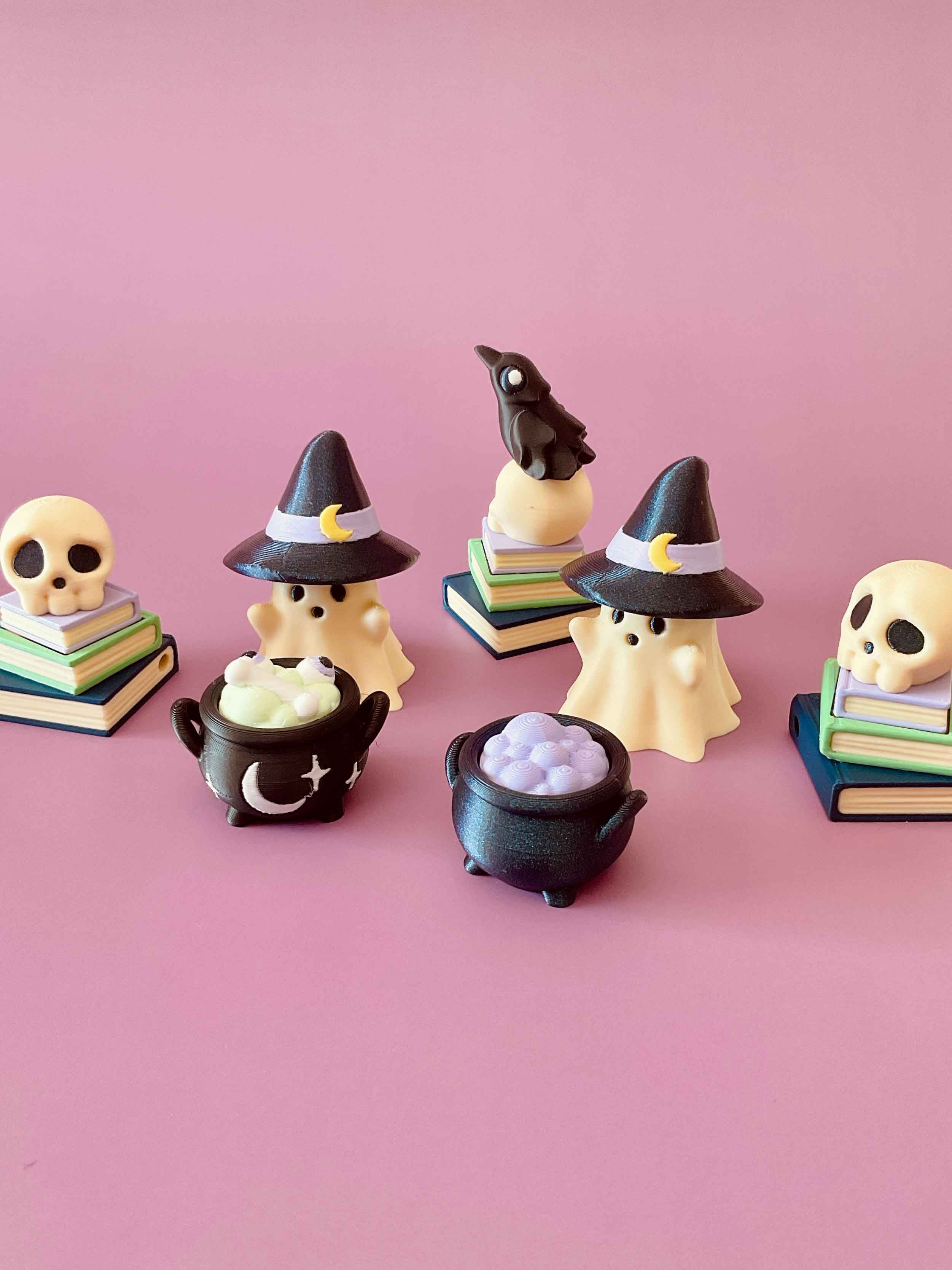 Witch Lair Clicker Keychain Fidget Toy Bundle 3d model