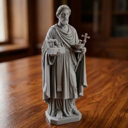 Saint Cosmas Statue 3d model