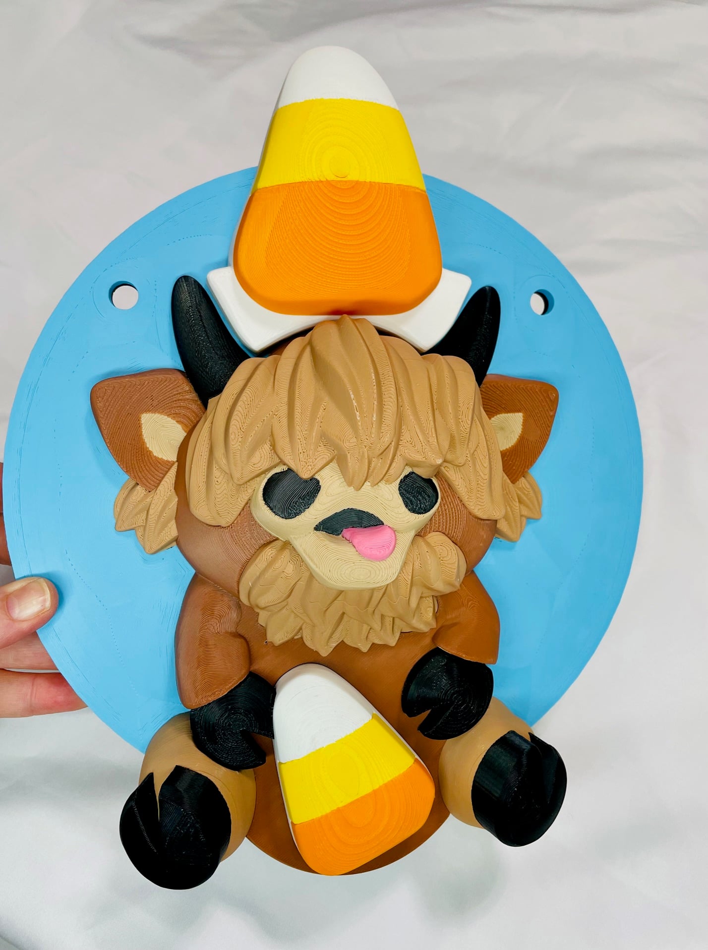 Magnetic Candy Corn Hat For Modular Cow Sign 3d model