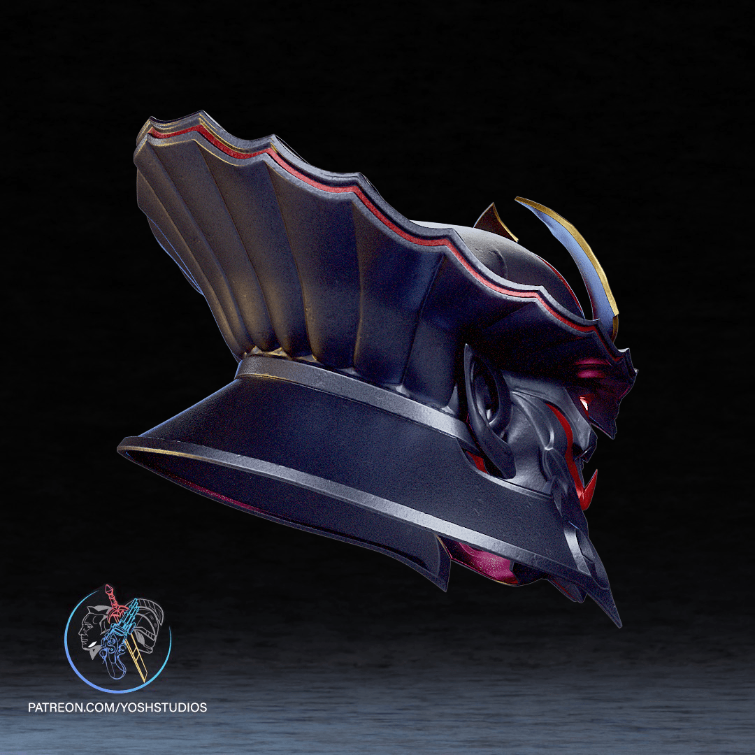 Yoshimitsu Helmet 3D Printer STL File 3d model