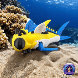 BumbleBeeTuna - Articulated Fish 3d model