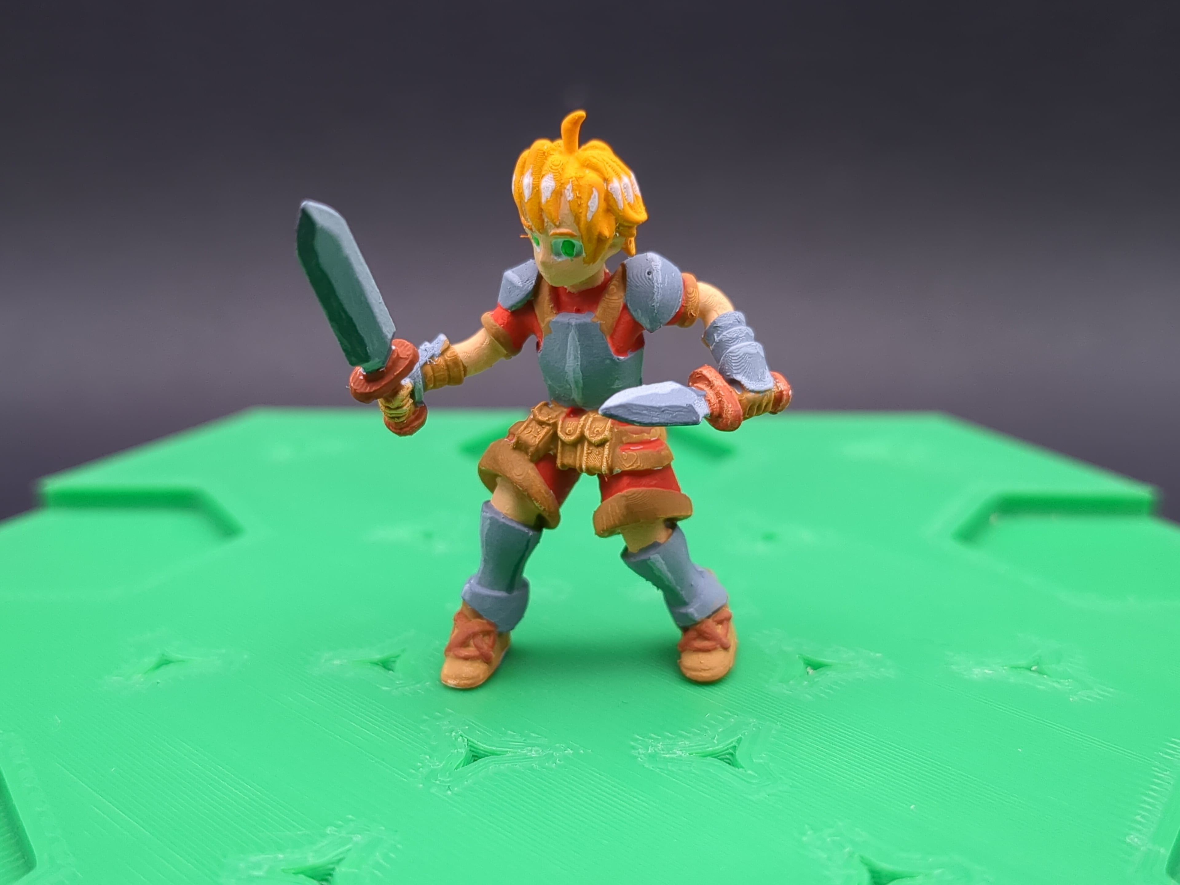 JRPG Warriors Miniatures Bundle 3d model