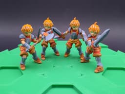 JRPG Warriors Miniatures Bundle 3d model