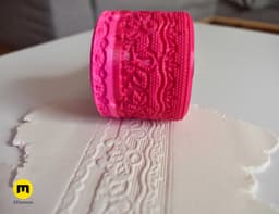 Texture Rollers Lace Patterns middle #1 3d model