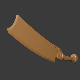 Titan Fang Swordaxe v2 3d model