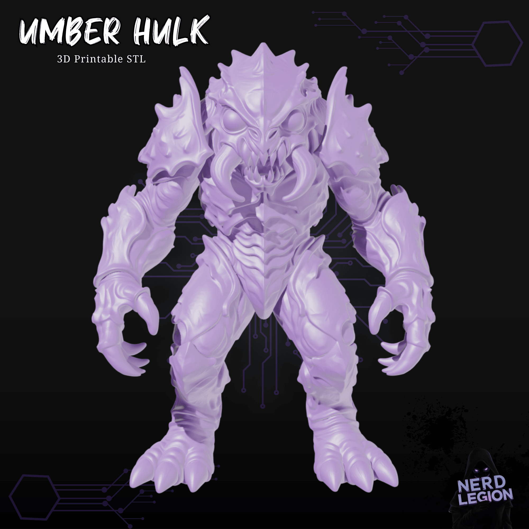 Umber Hulk - Dungeons and Dragons 3D Model 3d model