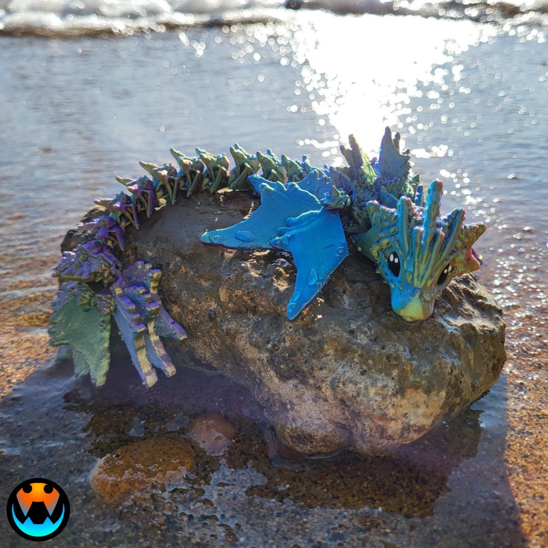 Baby Ocean Dragon 3d model