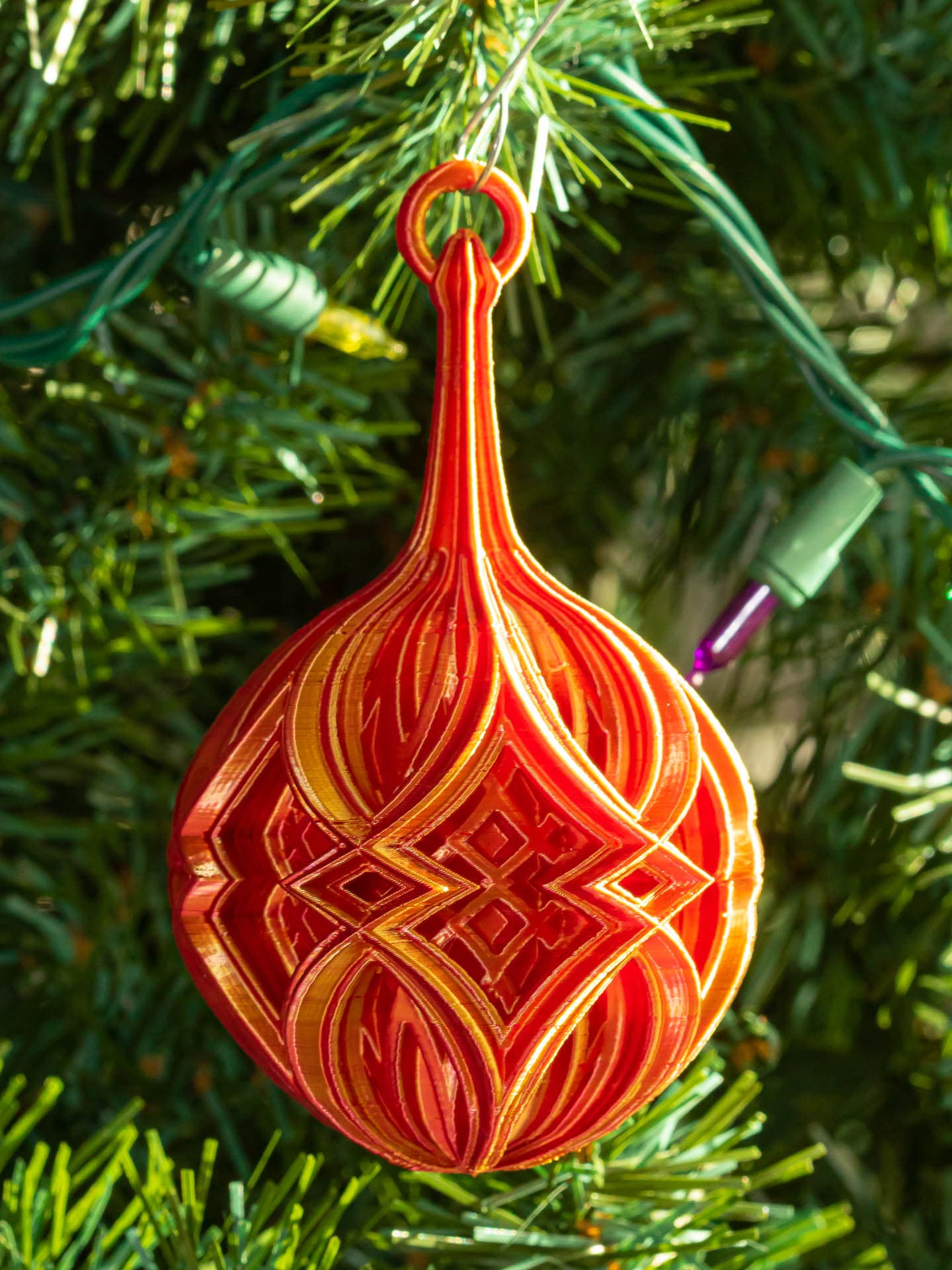 Double Diamond Christmas Ball 3d model