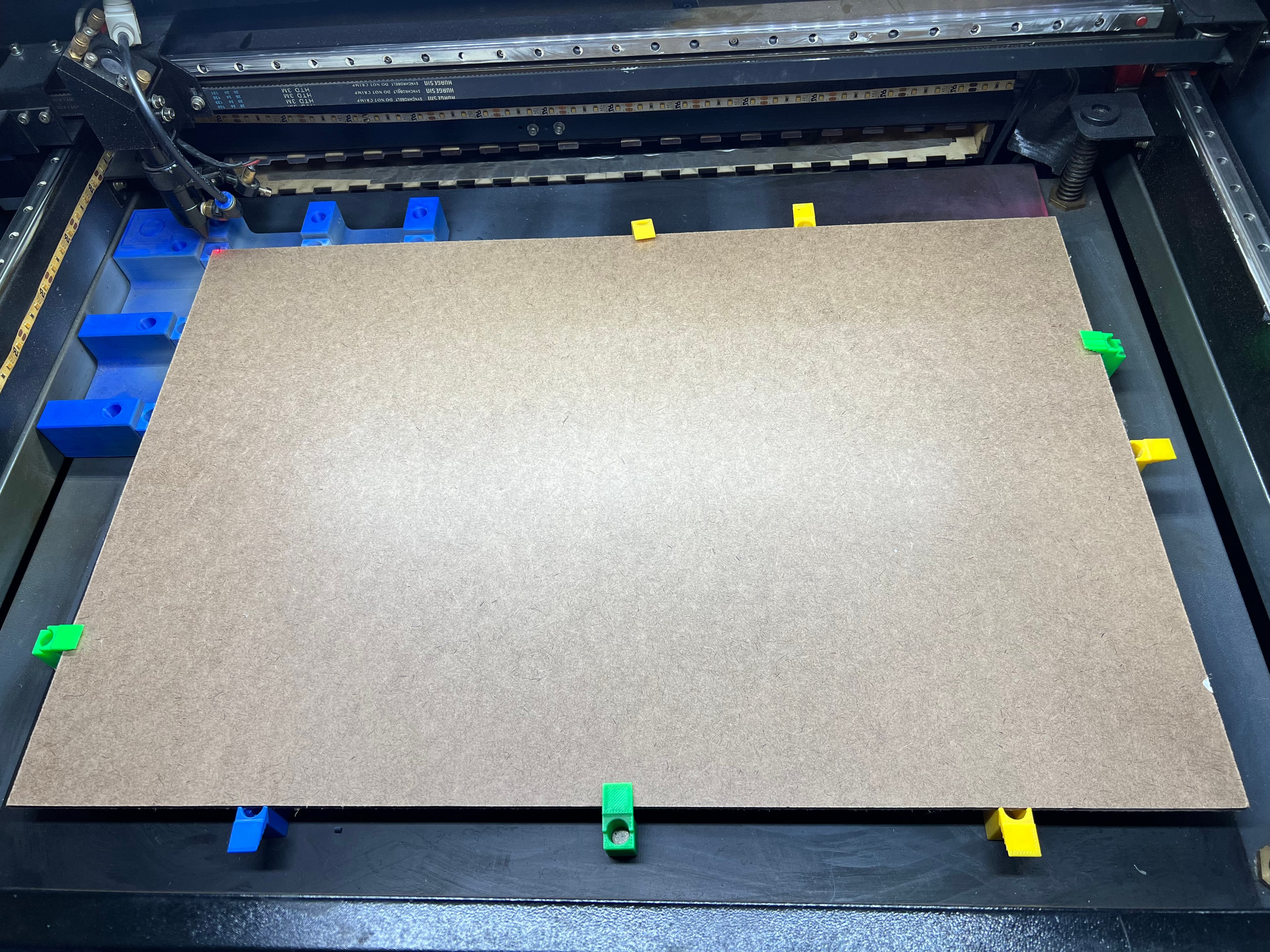 Laser Cutter Magnetic Square and Edge Standoffs 3d model