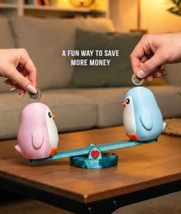 Partner Piggybank Penguins 3d model