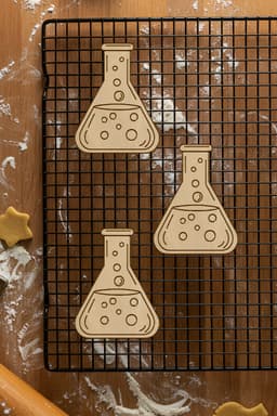 Science Cookie Cutter, Biscuit Cutter 3d model