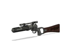 Boba Fett's EE-3 Blaster Rifle 3d model