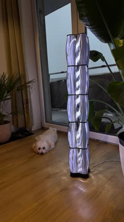 Beta version tall modular lamp 3d model