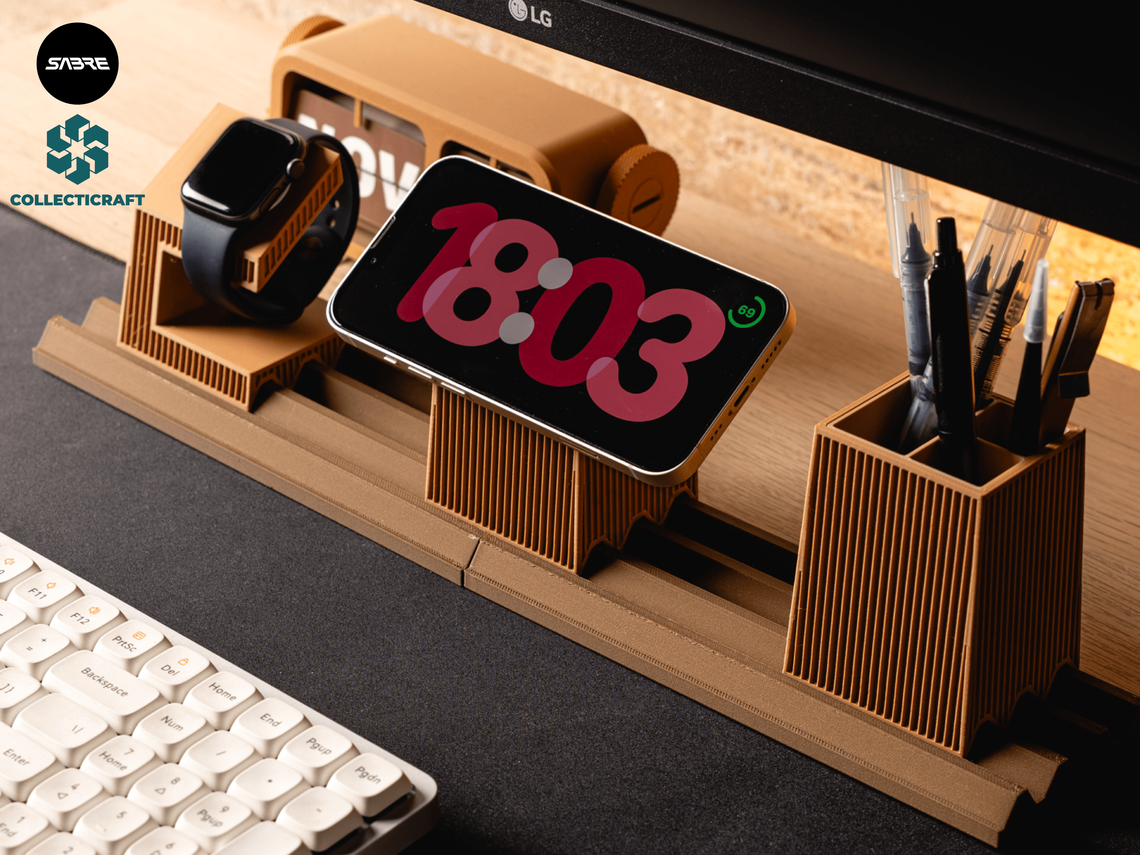 Moku - Modular Desk System - Apple Watch Charger 3d model