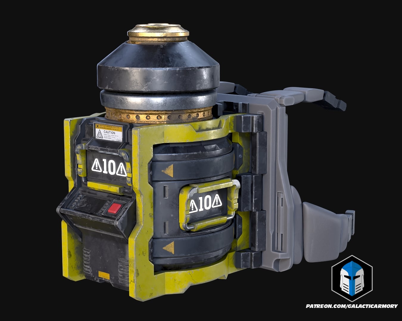 HD2 - Hellbomb Backpack - 3D Print Files 3d model