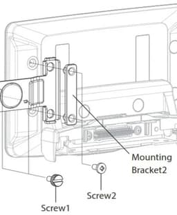 Alpine RUX-H02 mounting bracket 3d model