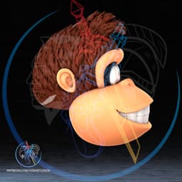 Ape Mask 3D Printer STL file 3d model