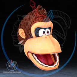 Ape Mask 3D Printer STL file 3d model