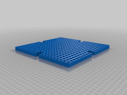 Modular Waffle Grid 3d model