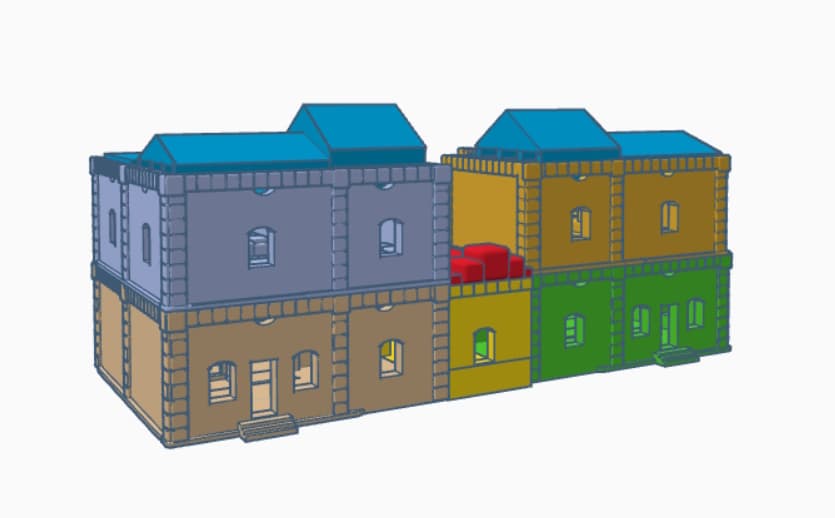 Village Inn 3d model