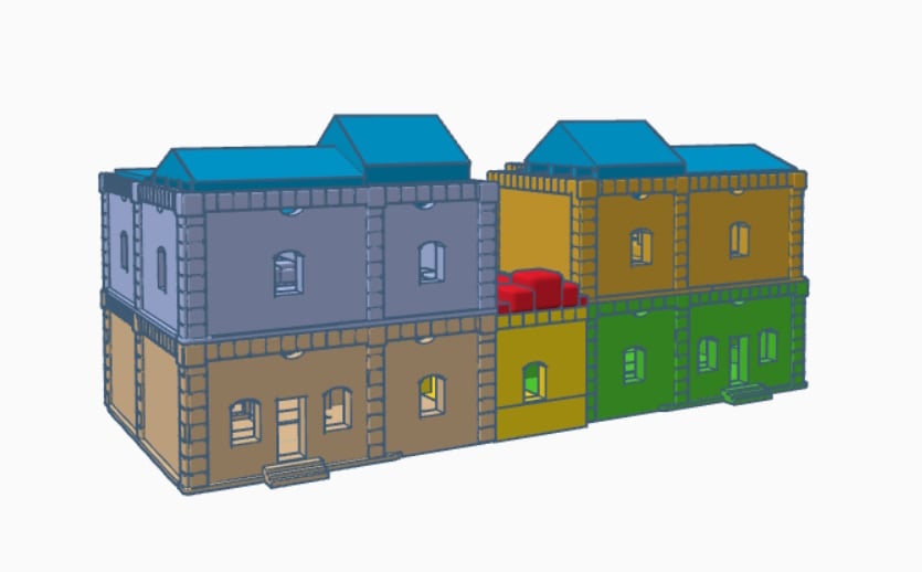 Village Inn 3d model