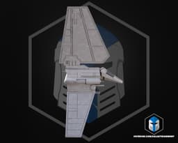 Lambda Shuttle Vehicle Kit Card - 3D Print Files 3d model