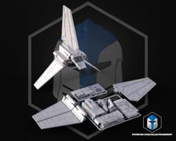 Lambda Shuttle Vehicle Kit Card - 3D Print Files 3d model