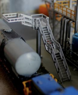 N Scale Tank Car Loading Platform 1 3d model