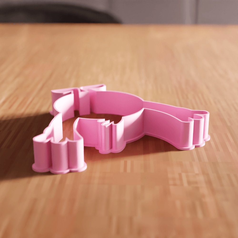Cartoon Monster Cookie Cutter Utensil 3d model