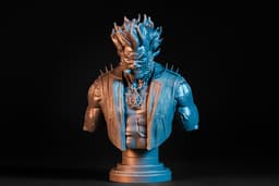 Lobo bust (Pre-Supported) 3d model