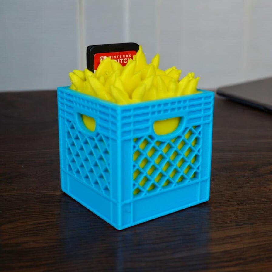 Banana Crate Swich Game Organize 3d model