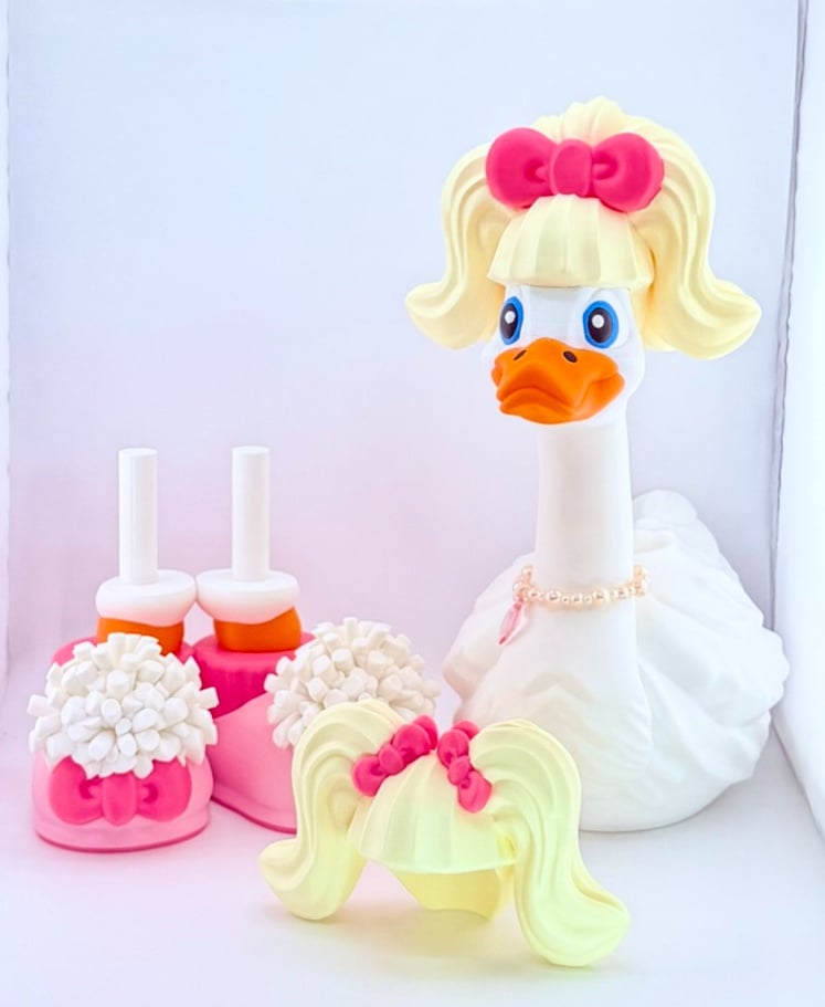 Cheerleader Goose Gear for Porch Goose 3d model