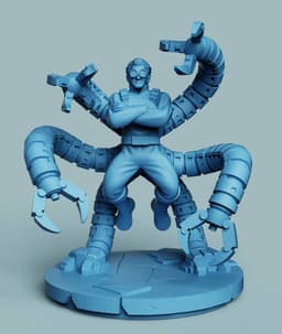 Doctor Octopus Figure | Spider-Man Foe with Mechanical Arms 3d model
