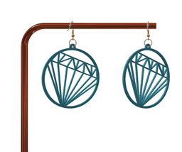 Cute keychain / earrings 3d model