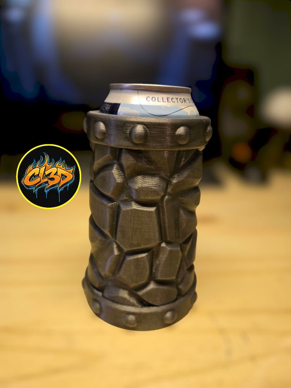 Medieval Stone Can Koozie 3d model