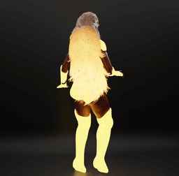 Star Woman Superhero 3d model