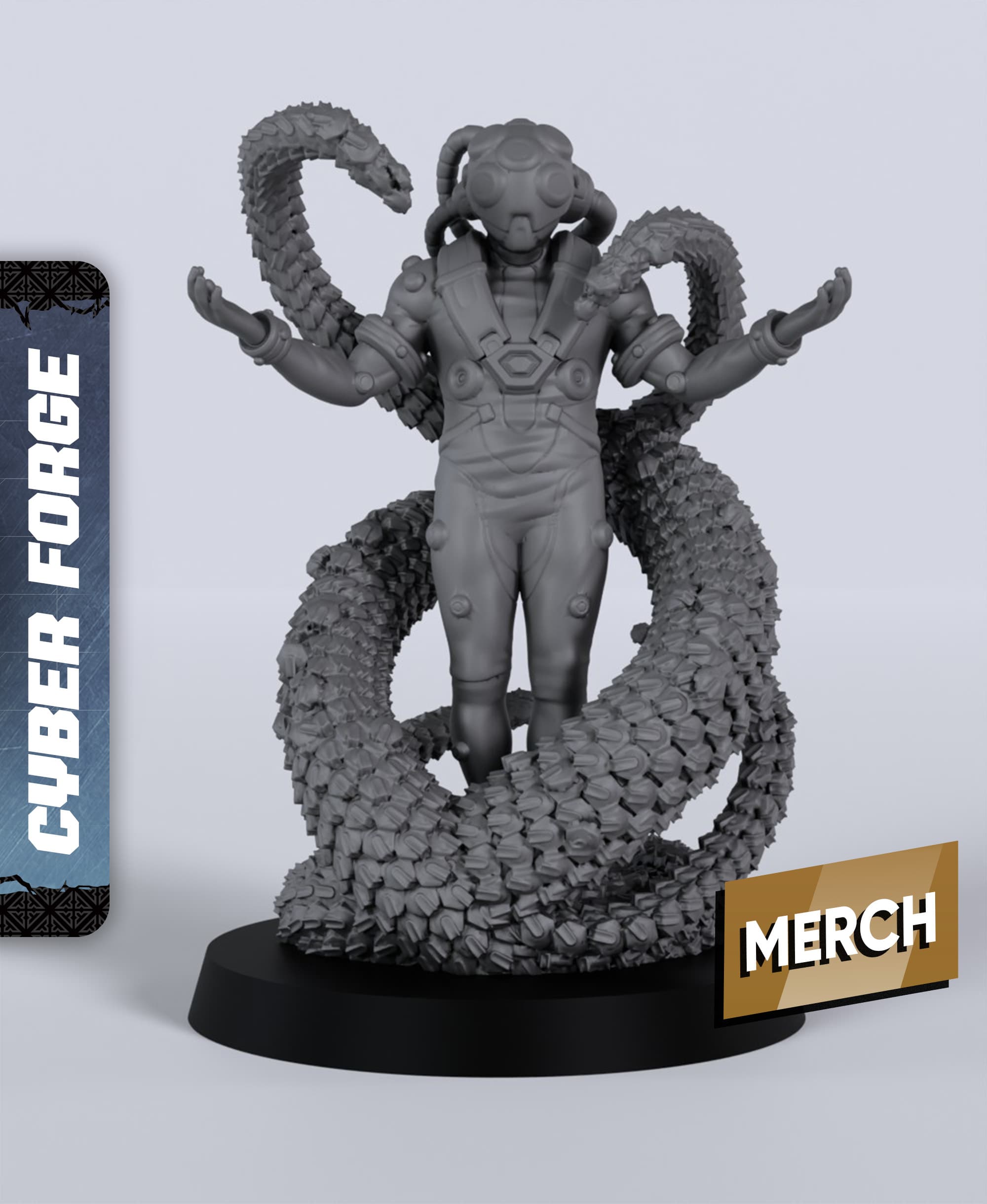 Yuri the Third - With Free Cyberpunk - Sci-Fi Gift Ideas for RPG and Wargamers 3d model