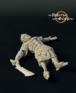 Corpses Bundle - Humans, Orcs, Horse 3d model