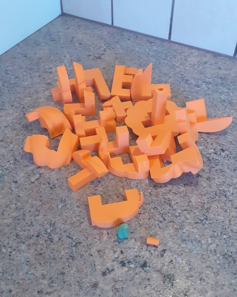 Halloween Pumpkin Puzzle 3d model