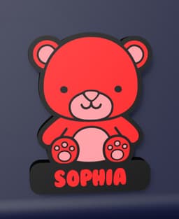 Teddy Bear - LED Strip compatible 3d model